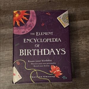 The Element Encyclopedia of Birthdays - Purple Hardcover